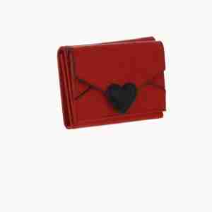 Portafoglio patta S Message Rosso