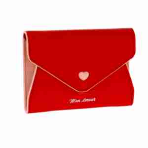 Portacarte Busta Mon Amour Rosso