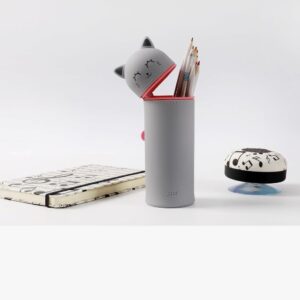Astuccio in Morbido Silicone Grey Cat
