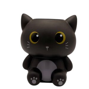 Portapenne da scrivania Gatto Nero